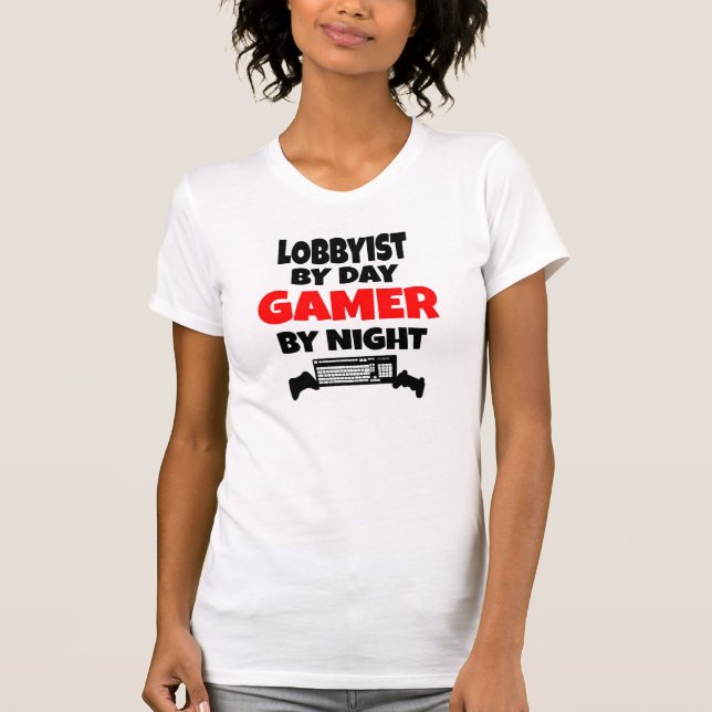 Gamer Lobbyist T-shirt (Framsida)