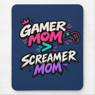 Gamer Mamma vs Screamer Mamma Rolig spelning Musmatta
