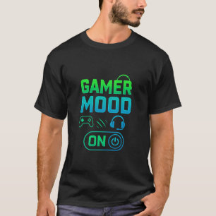 Gamer Måne på T Shirt