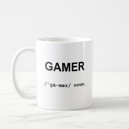 GAMER med muggen för Phonetic symboler Kaffemugg