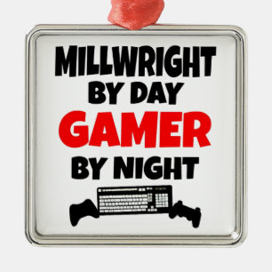 Gamer Millwright Julgransprydnad Metall