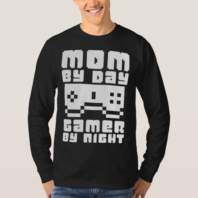 Gamer Mom Motherhood Joystick Controller Video Gam T Shirt (Framsida)