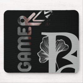 GAMER Mousepad Trend Abstrakt Art Black Power Musmatta