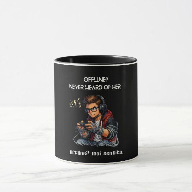 Gamer-mugg Offline-citat Mugg (Center)