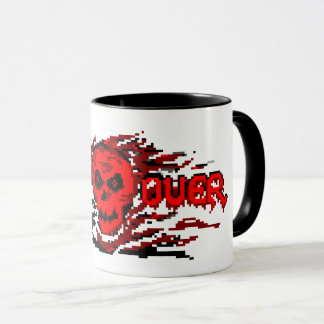 Gamer Mugg - Retro 8-bitars lamphud - GAME OVER