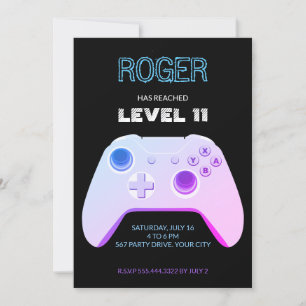 GAMER NEON GAME CONTROLLER INBJUDNINGAR