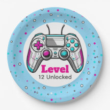 Gamer Nivå Upp TV-spelkontroll Födelsedag