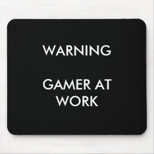 Gamer på arbete Mousepad Musmatta