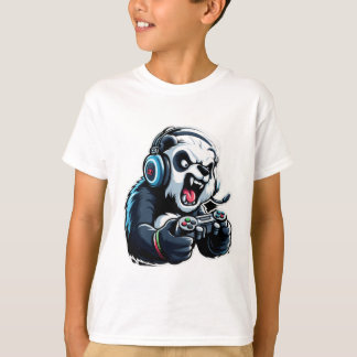 Gamer Panda T Shirt