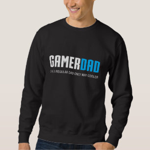 Gamer Pappa Funny Cute Fars dag Gift Lång Ärmad Tröja