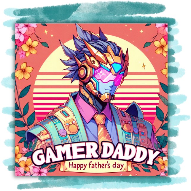 Gamer Pappa Lycklig Fars dag | Poster (Skapare uppladdad)