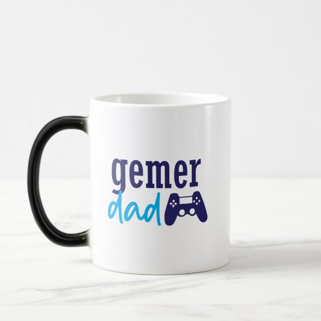 Gamer Pappa Magisk Mugg (Vänster)