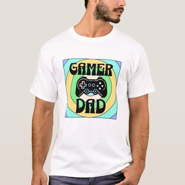 Gamer Pappa T Shirt (Framsida)