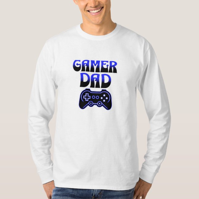 Gamer Pappa T Shirt (Framsida)