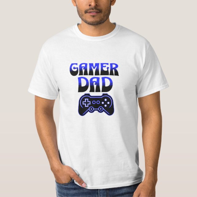 Gamer Pappa T Shirt (Framsida)