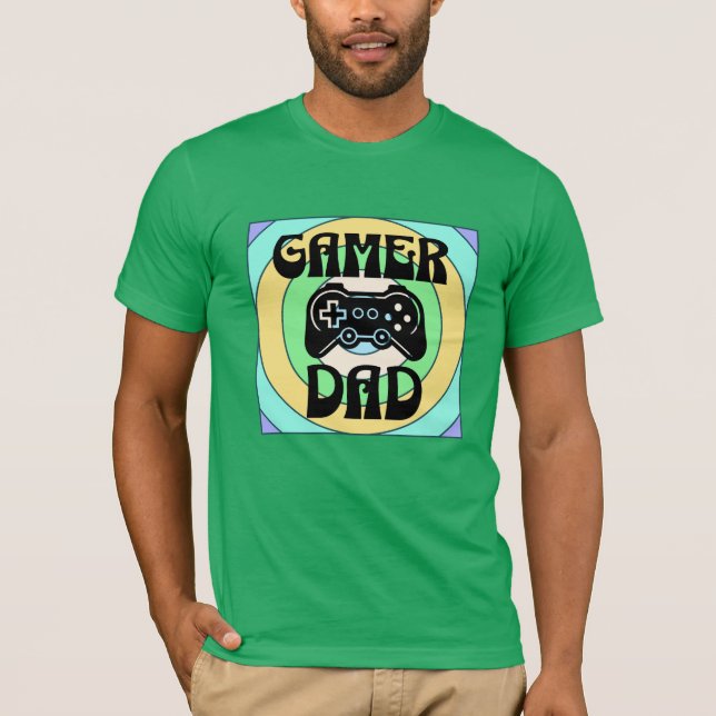Gamer Pappa T Shirt (Framsida)