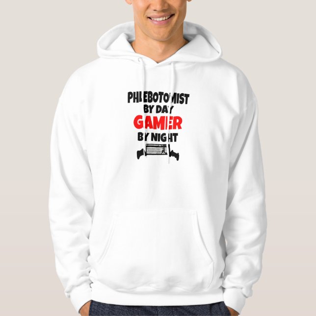 Gamer Phlebotomist Sweatshirt Med Luva (Framsida)