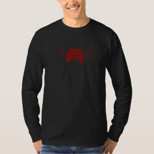 Gamer Puls Shirt Roligt Present För Videospelentus T