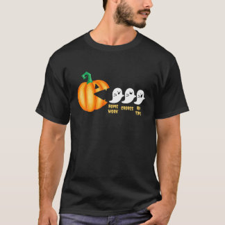 Gamer Pumpkin Chase Spöken of Homwork Chores Bedt T Shirt