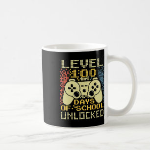 Gamer Retro 100 dagslärare 100 dagar i skola B Kaffemugg
