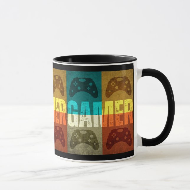 GAMER RETRO DATORSPELSKONTROLL MUGG (Höger)