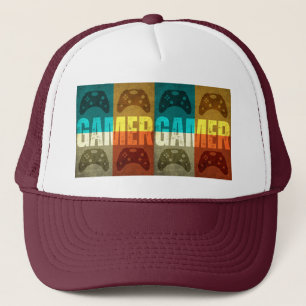 GAMER RETRO SPELKONTROLL HATT FÖR LASTBILSFÖRARE KEPS