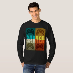GAMER RETRO TV-SPELETJEKONTROLL T-Shirt