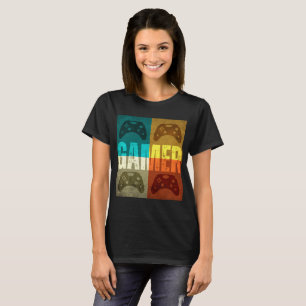 GAMER RETRO TV-SPELETKONTROLL T-Shirt