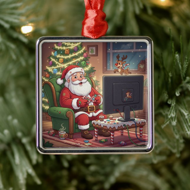 Gamer Santa Ornament (Träd)