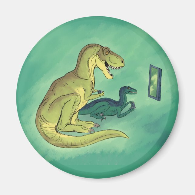 Gamer-Saurus Magnet (Framsidan)