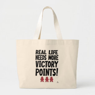 Gamer Slogan, Real Life Vicpoints Points Board Jumbo Tygkasse