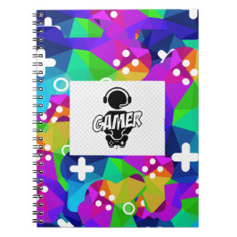 "GAMER" SPIRAL BOUND NOTEBOOK ANTECKNINGSBOK
