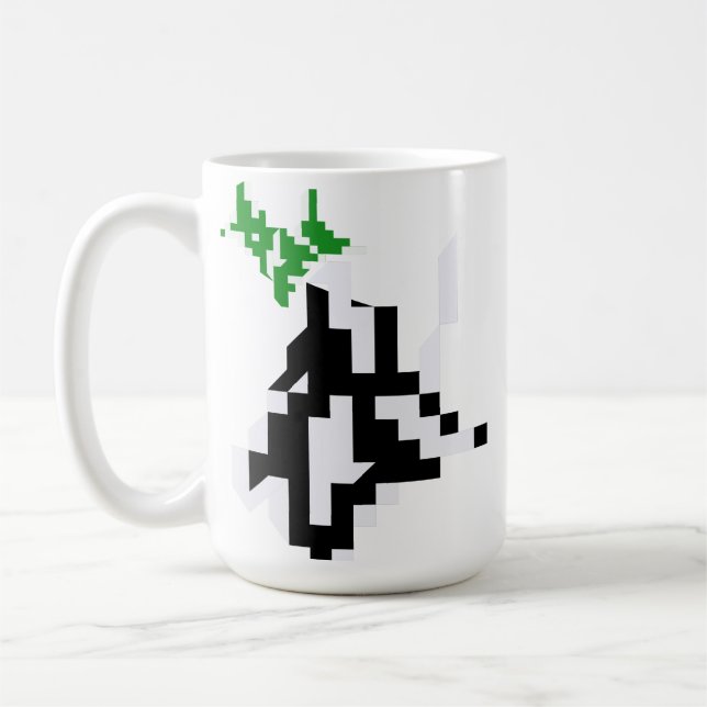 Gamer Sweater Athleisure Minimalist Pixel art Kaffemugg (Vänster)