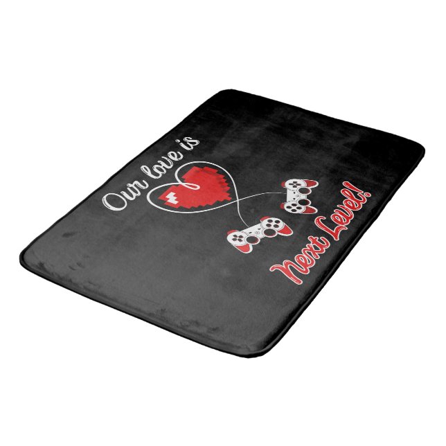 Gamer Valentine Bath Mat Badrumsmatta (Vinklad)