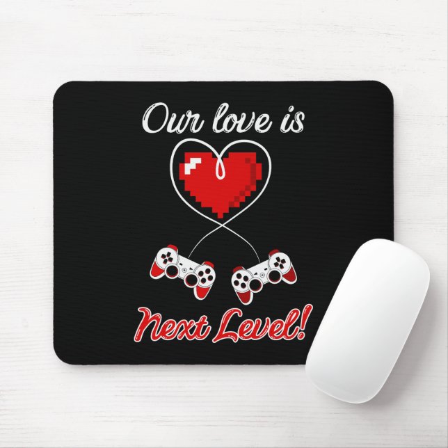 Gamer Valentine Mouse Pad Musmatta (Med mus)
