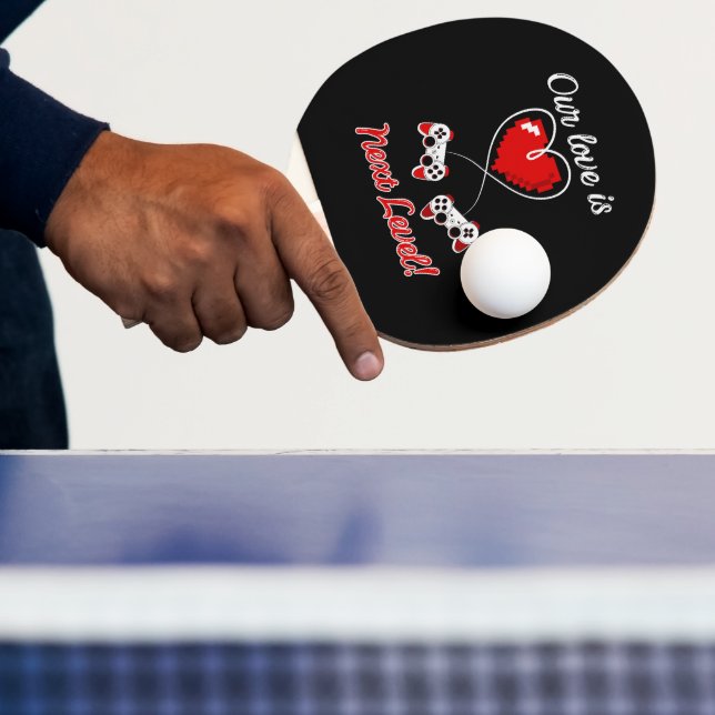 Gamer Valentine Ping Pong Paddle Pingisracket (Insitu)