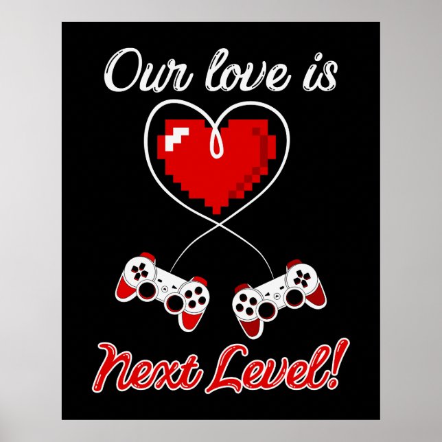 Gamer Valentine Poster (Framsidan)