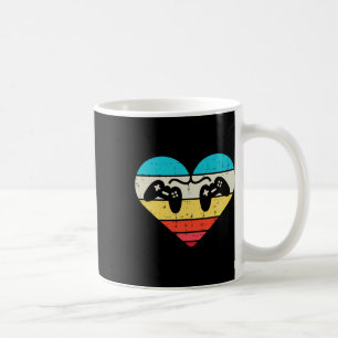 Gamer Valentines day Manar Boys Girl Kids Tonåring Kaffemugg