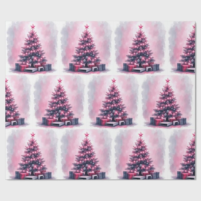 Gamer Wrapping paper Presentpapper (Platt)