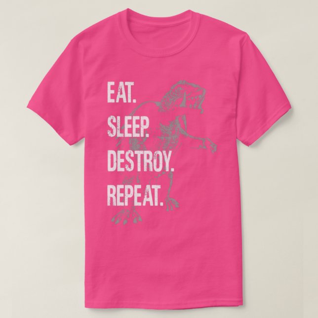 GAMERA 65 Upprepa viloläge i viloläge T Shirt (Design framsida)