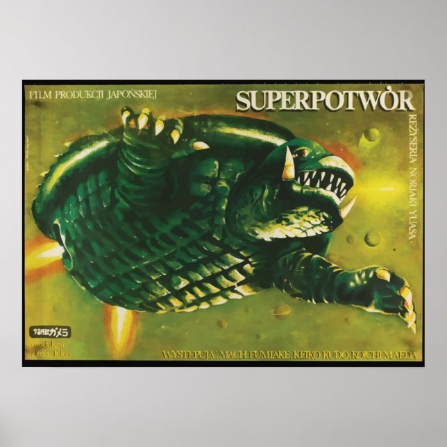 Gamera i Polen Poster (Framsidan)