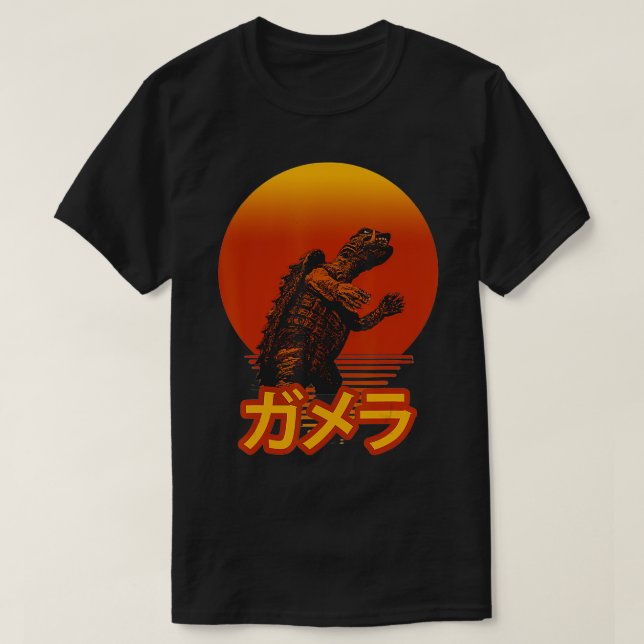 Gamera Vintage Retro Graphic  T Shirt (Design framsida)