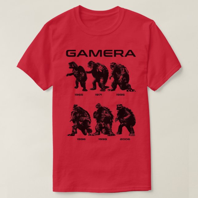 GAMERA YEARS T SHIRT (Design framsida)