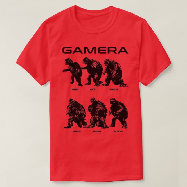 GAMERA YEARS T SHIRT (Design framsida)