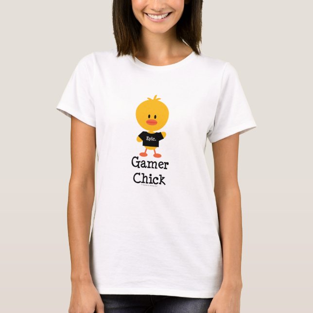GamerchickT-tröja Tee (Framsida)