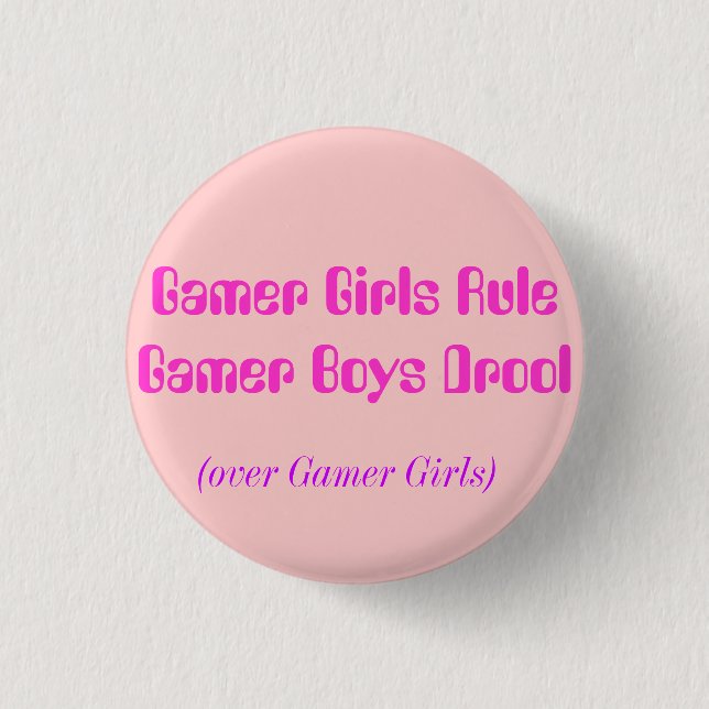 Gameren Girsl härskar Knapp (Framsida)