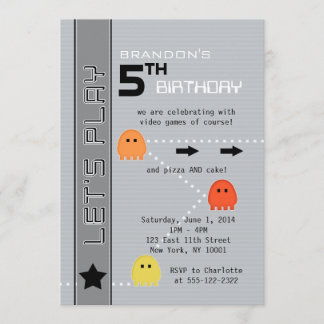 Gamerfödelsedag Inbjudningar