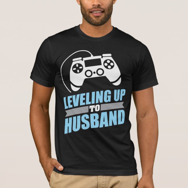Gamerförlovning som upp till utjämniner maken t shirt (Framsida)