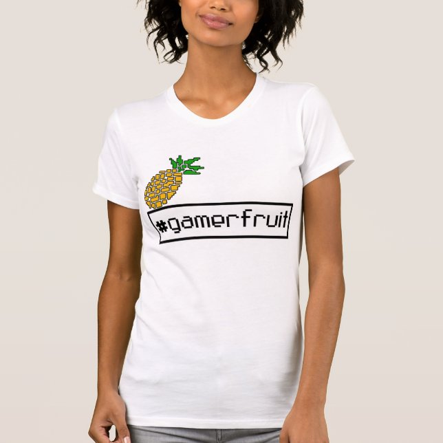 GamerFruit Womens Pixel T-Shirt (Framsida)