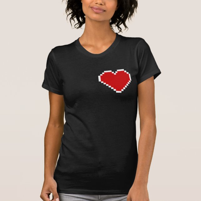 Gamerhjärta Tee Shirt (Framsida)